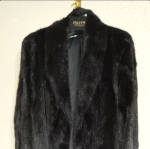 Ranch style mink coat